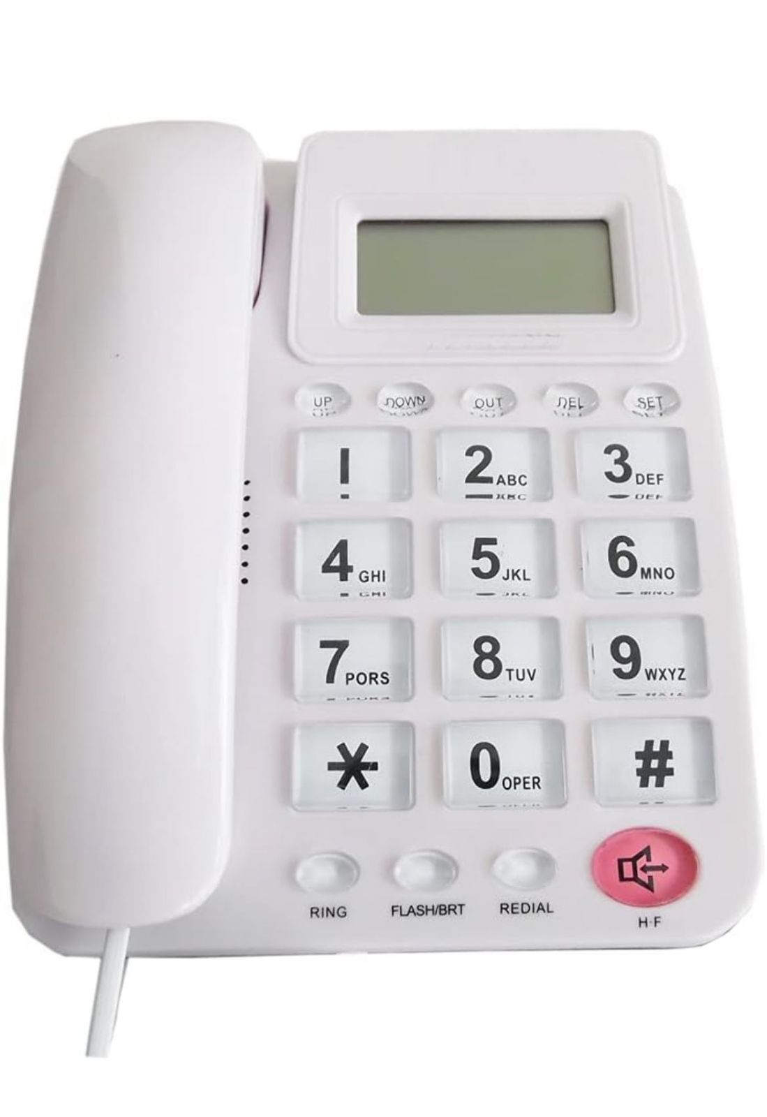 Telefono fisso con tasti grandi Per Casa Hotel Display calcolatrice FO-85011 CID
