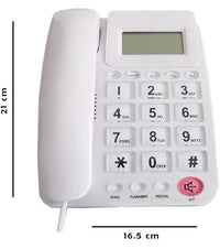 Telefono fisso con tasti grandi Per Casa Hotel Display calcolatrice FO-85011 CID