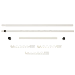 Appendiabiti Telescopico con 3 Bracci Porta Abiti - Metallo Bianco [en.casa]