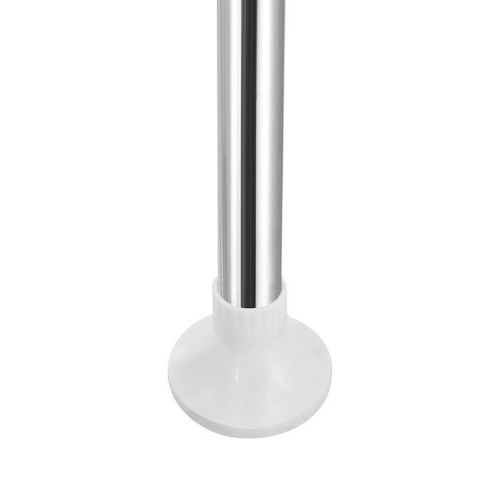 Mensola doccia telescopica Haapavesi acciaio inox 90 - 300 cm cromo 03_0006974