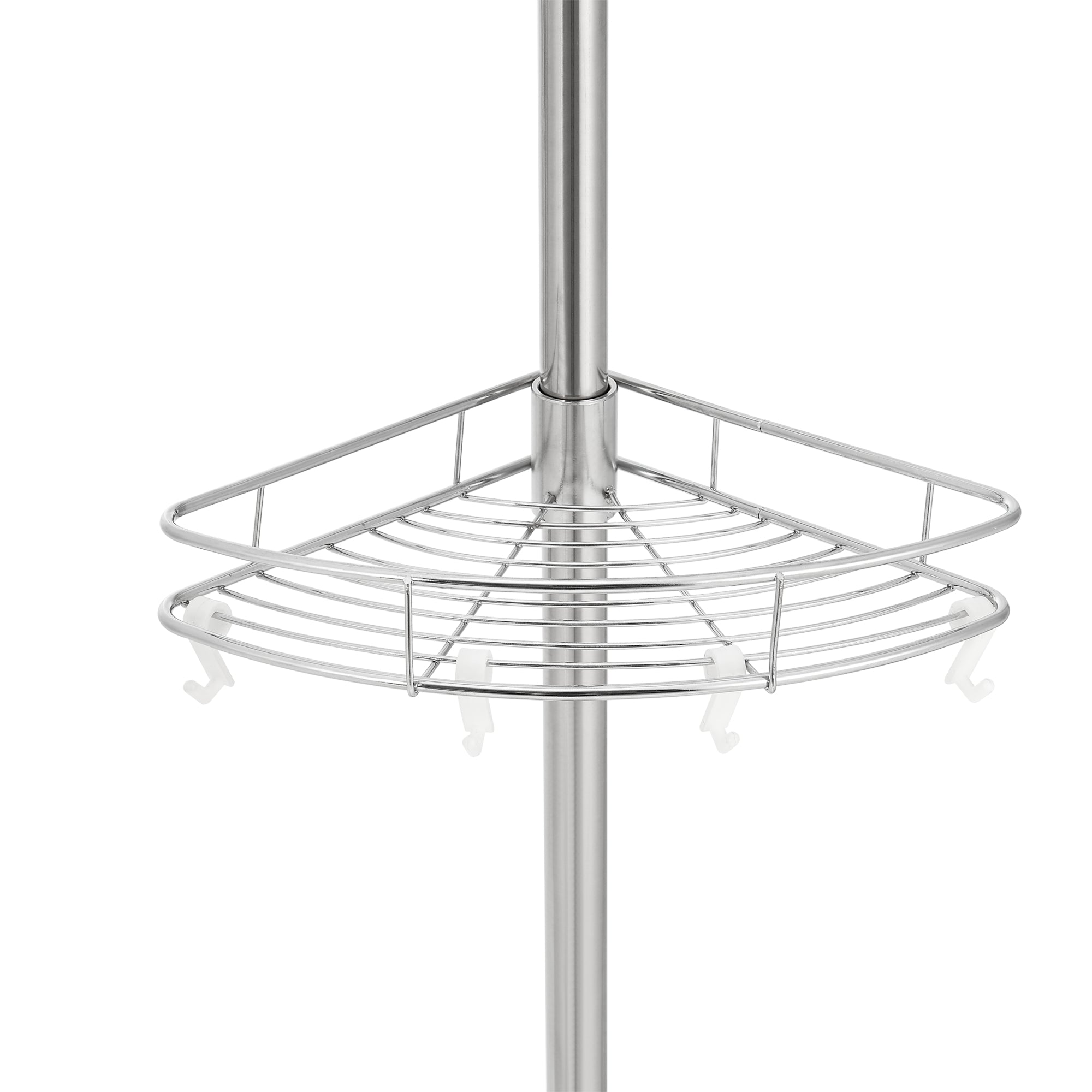 Mensola doccia telescopica Haapavesi acciaio inox 90 - 300 cm cromo 03_0006974