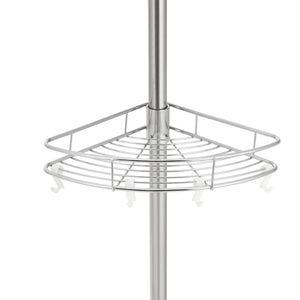 Mensola doccia telescopica Haapavesi acciaio inox 90 - 300 cm cromo 03_0006974