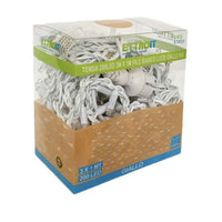 Tenda Luminosa Da Esterno IP65 3M X 1M Con 200 Luci Led Bianco Caldo Giallo Con Connettore Prolungabile