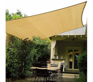 Tenda a vela, telo ombreggiante gazebo, piscina, giardino rettangolare 2x3mt