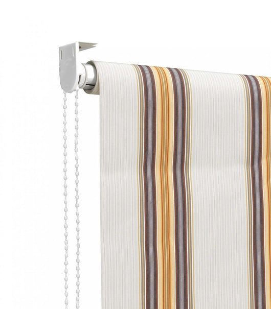 Tenda da sole a caduta, rullo avvolgibile con catenella L 150 H250cm Fredi righe beige
