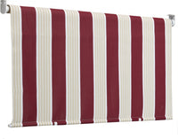Tenda da sole a caduta, rullo avvolgibile con catenella L 200 H 250cm Fredi righe bordeaux