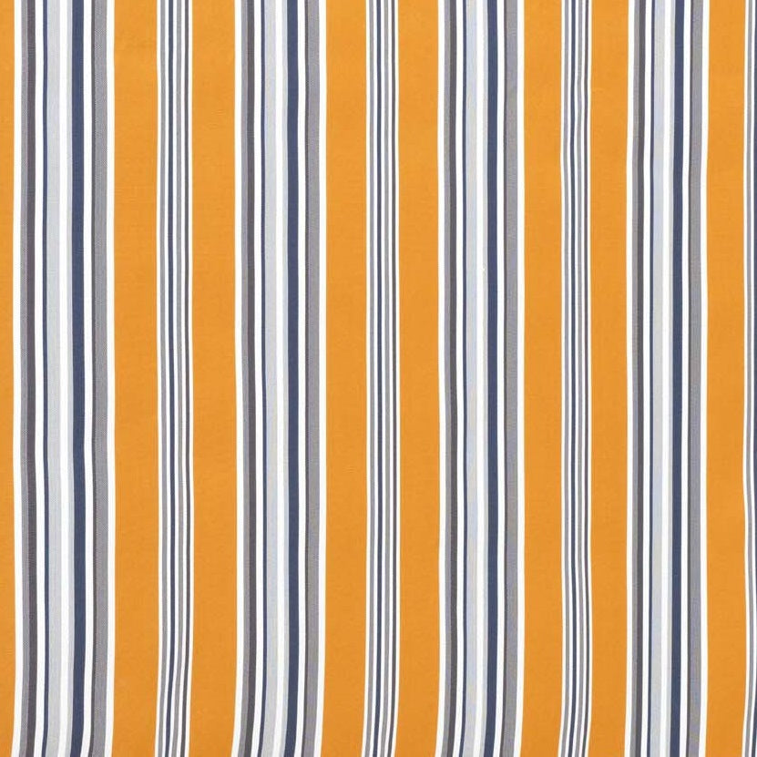 Tenda da sole a caduta, rullo avvolgibile con catenella L 200 H250cm Fredi righe giallo blu bianco