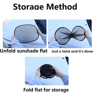 Tendine Parasole Auto Bambini, tendine finestrino  2Pz 44x36cm Art.70162