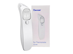 Termometro Fronte e Orecchio Infrarossi Senza Contatto per Neonati Digitale con Lettura Istantanea Allarme Febbre Interruttore °C/°F Berrcom ET005