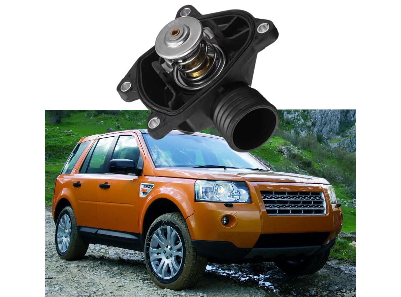 Termostato per Land Rover Freelander 2000-2006 Motore TD4 Corpo Termostato Refrigerante