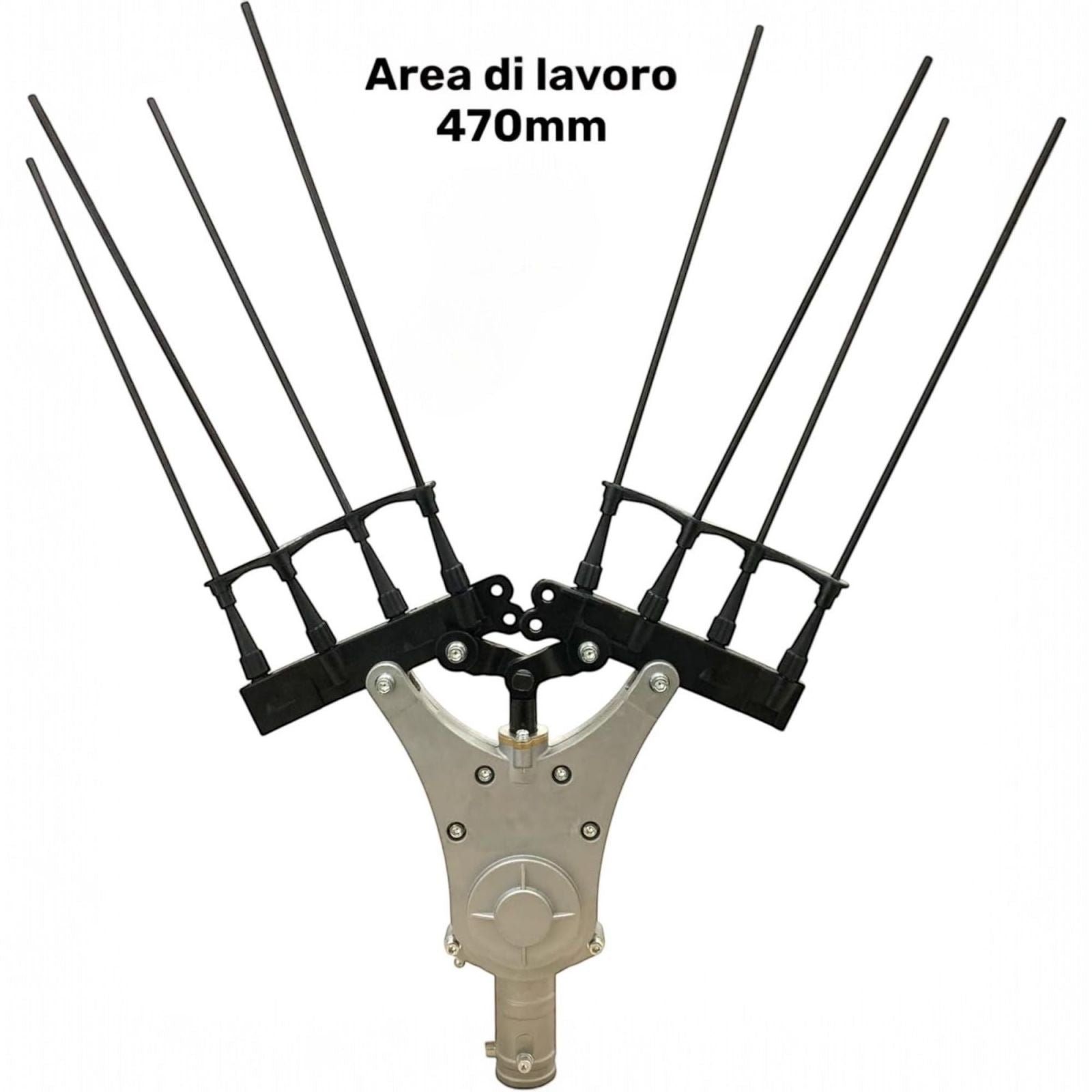 Testa Abbacchiatore Scuoti Olive Universale per Decespugliatore a Scoppio 26mm 9 Denti FY-0626