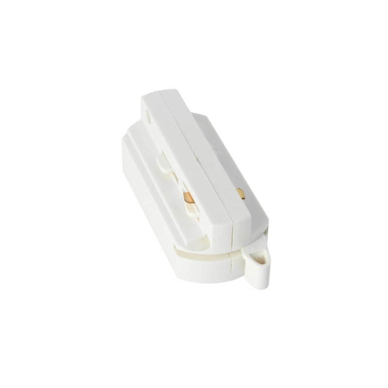 Testa Alimentazione Colore Bianco Per Faro Led Binario Mono Fase CB0070 CB7170 CB7270 CB7370
