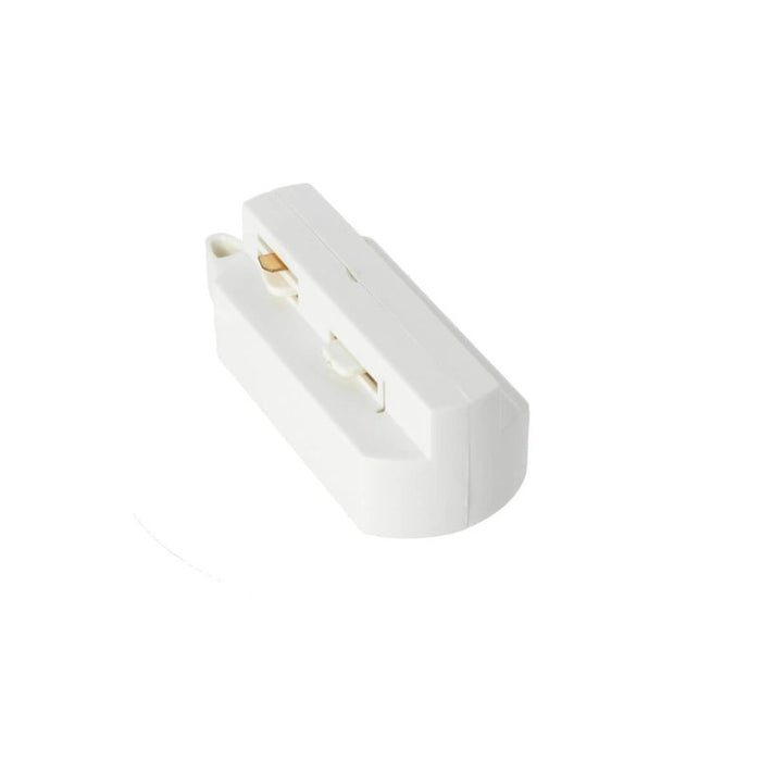 Testa Alimentazione Colore Bianco Per Faro Led Binario Mono Fase CB0070 CB7170 CB7270 CB7370