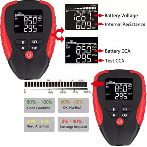 Tester Batteria Auto Professionale 12V Analizzatore Digitale FS-21946