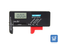 Tester Digitale di Capacità Pile Batterie LCD per AA, AAA, C, D, 9V, mini cella