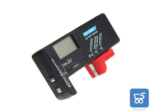 Tester Digitale di Capacità Pile Batterie LCD per AA, AAA, C, D, 9V, mini cella