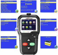 Tester OBDII/OBD2 EOBD II scanner KW680 lettore codice diagnostica centralina