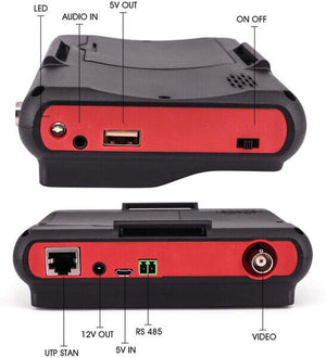 Tester da polso 4.3" per telecamere videosorveglianza 5MP AHD CVBS UTC UTP PTZ