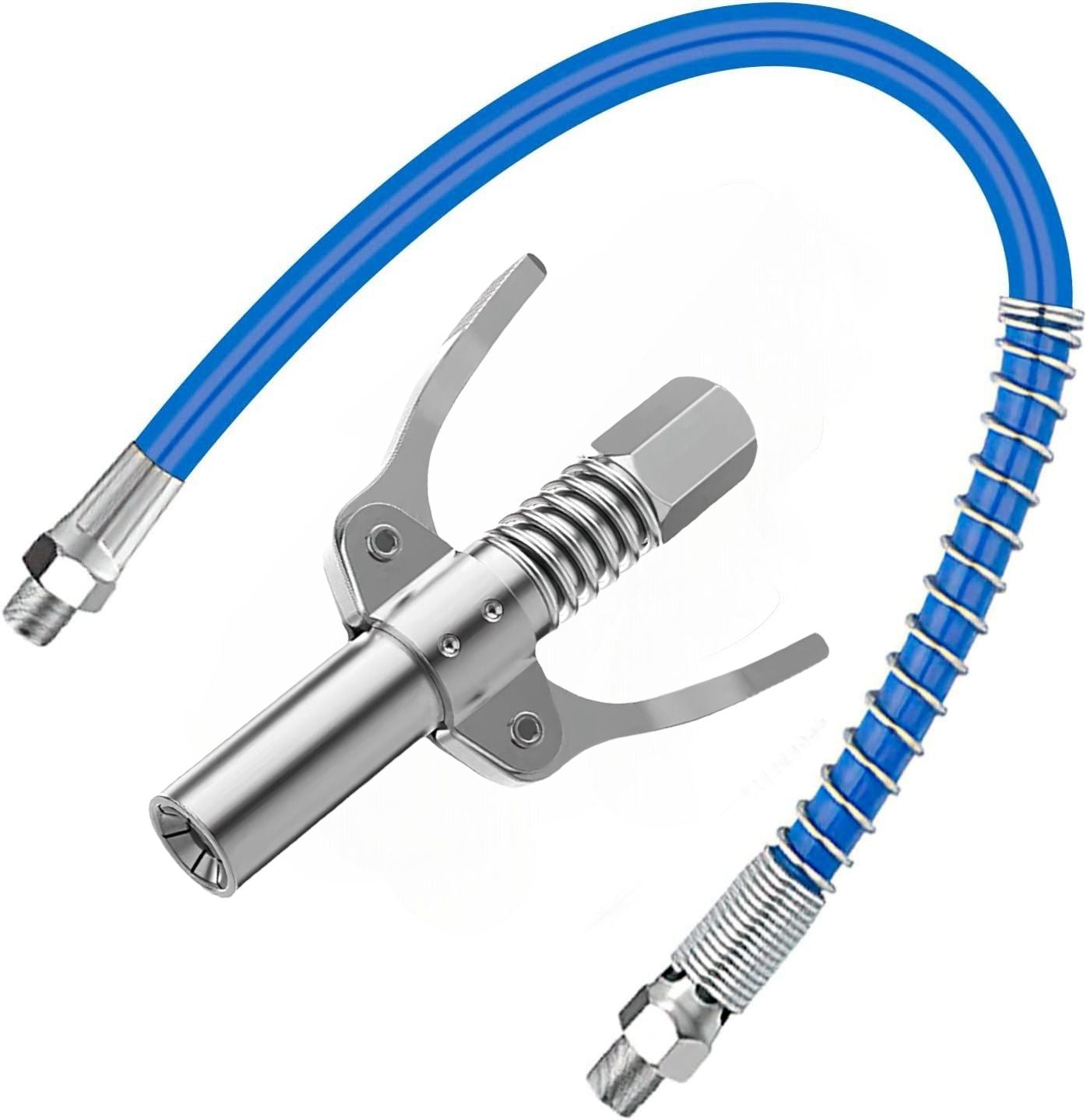 Testina Ingrassatore + tubo accoppiatore per ingrassatore attacco M6M8M10M12M14