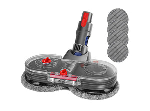 Testina Mocio Compatibile con Dyson Elettrico modelli V7 V8 V10 V11 V15 con 6 Panni Lavabili e 1 Serbatoio dell'Acqua Rimovibile