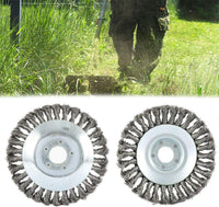 Testina Per Decespugliatore Universale Spazzola Acciaio Pulizia Pavimenti 150 6"