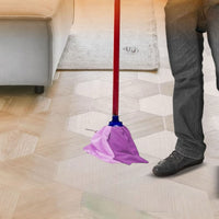 Testina Ricambio Mop Lavapavimenti In Microfibra Doppio Panno In Fibra 02965