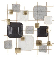 Pannello In Ferro Cubes cm 80X5X80