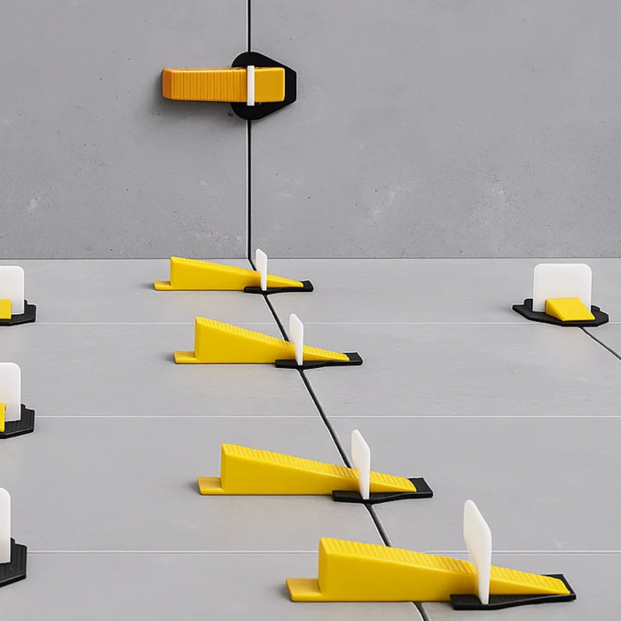 Cuneo distanziatore livellante plastica posa piastrelle confezione 100 pezzi