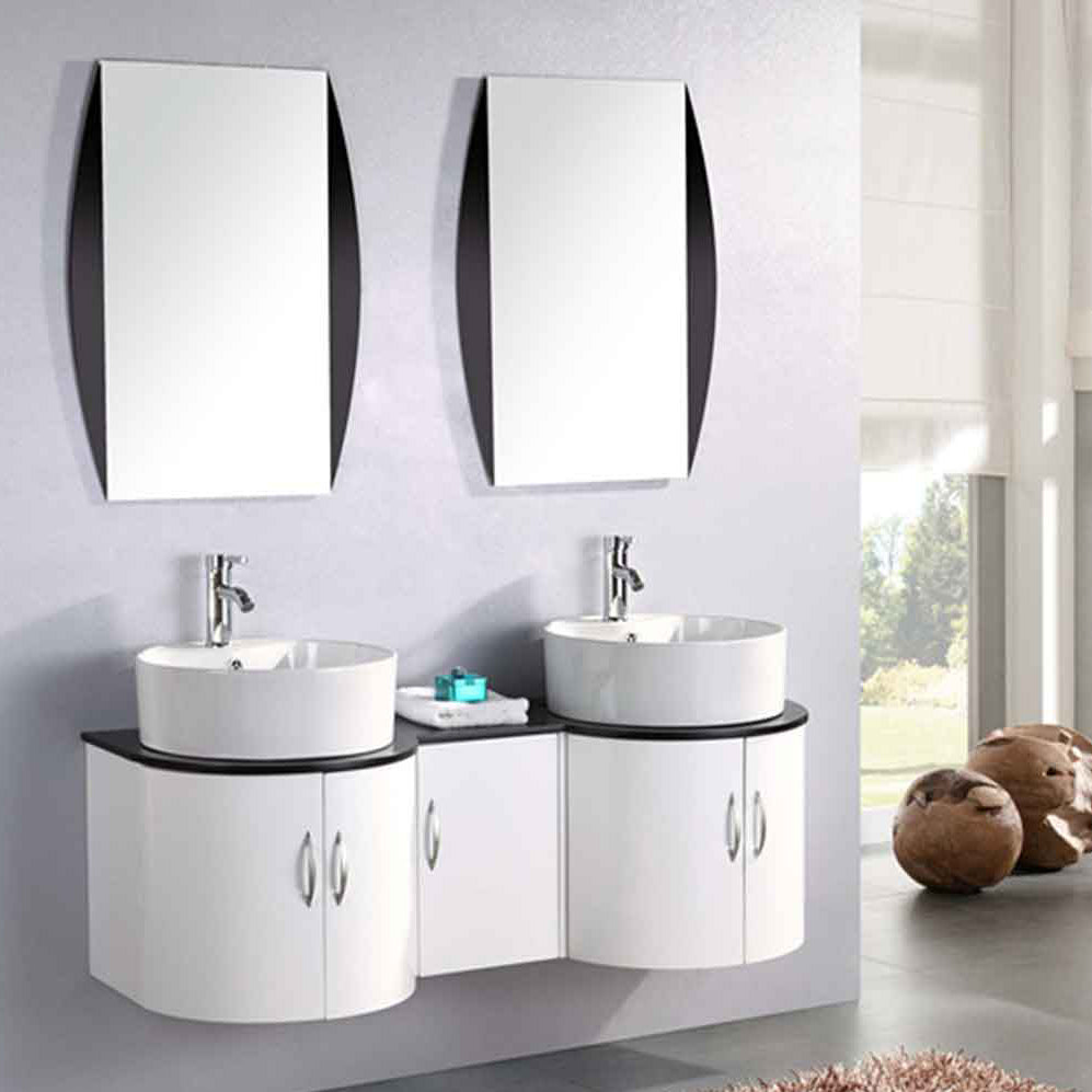 Mobile Bagno Bianco 138 cm Lavabo Incluso – Tiger