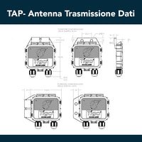 Tigo Kit di Controllo per Ottimizzatori con Datalogger Cloud Connect Advanced (CCA con Ethernet, WiFi, RS485) e Antenna per Trasmissione Dati con alimentazione a barra DINSKU TG-KITCCA