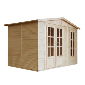 Casetta da giardino  - 6m2 - con tegole bituminose - TIMBELA M334FB+H334FBGREY