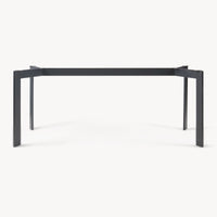 Telaio per Tavolo 'Fai da Te' Verg Struttura a 4 Gambe 120 x 70 x 72 cm - Nero [en.casa]