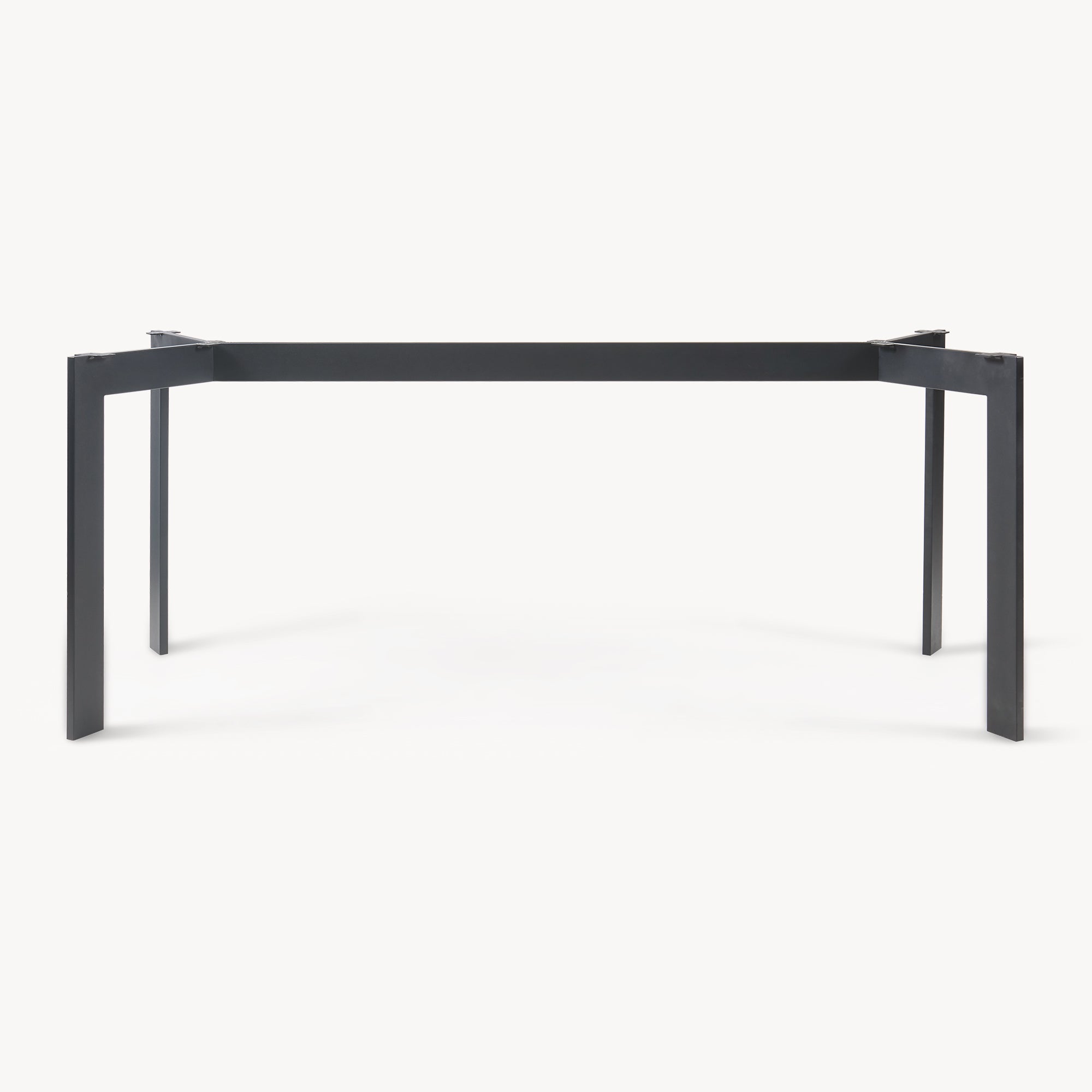 Telaio per Tavolo 'Fai da Te' Verg Struttura a 4 Gambe 120 x 70 x 72 cm - Nero [en.casa]