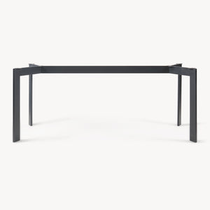 Telaio per Tavolo 'Fai da Te' Verg Struttura a 4 Gambe 120 x 70 x 72 cm - Nero [en.casa]