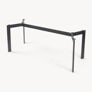 Telaio per Tavolo 'Fai da Te' Verg Struttura a 4 Gambe 120 x 70 x 72 cm - Nero [en.casa]