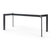 Telaio per Tavolo 'Fai da Te' Verg Struttura a 4 Gambe 120 x 70 x 72 cm - Nero [en.casa]