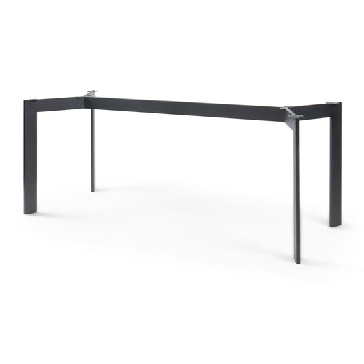 Telaio per Tavolo 'Fai da Te' Verg Struttura a 4 Gambe 120 x 70 x 72 cm - Nero [en.casa]