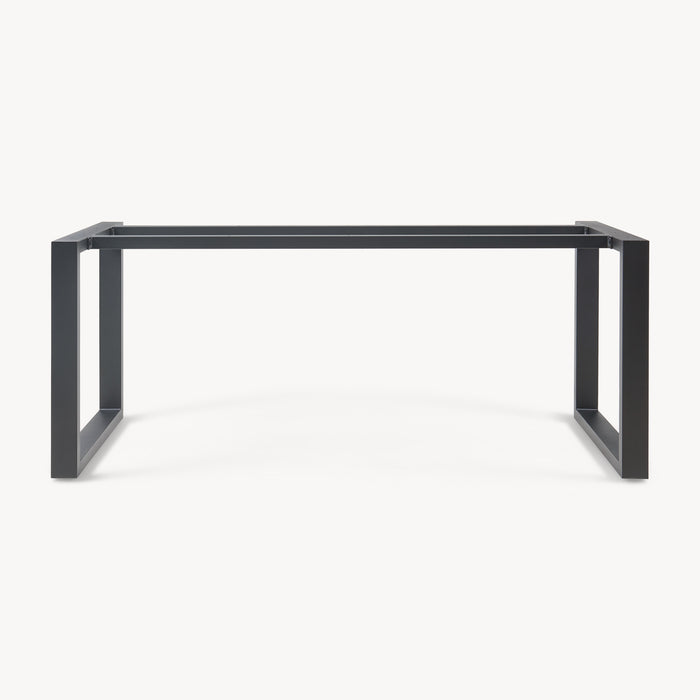Telaio per Tavolo 'Fai da Te' Vestmalu Struttura a Gambe Rettangolari 120 x 70 x 72 cm - Nero [en.casa]