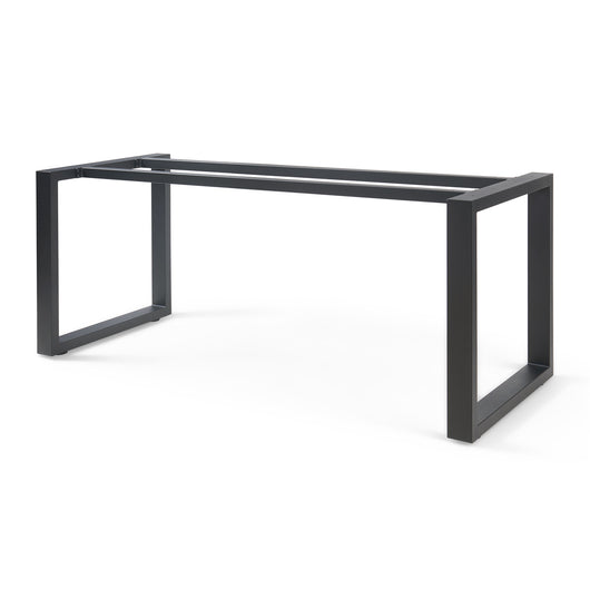Telaio per Tavolo 'Fai da Te' Vestmalu Struttura a Gambe Rettangolari 120 x 70 x 72 cm - Nero [en.casa]