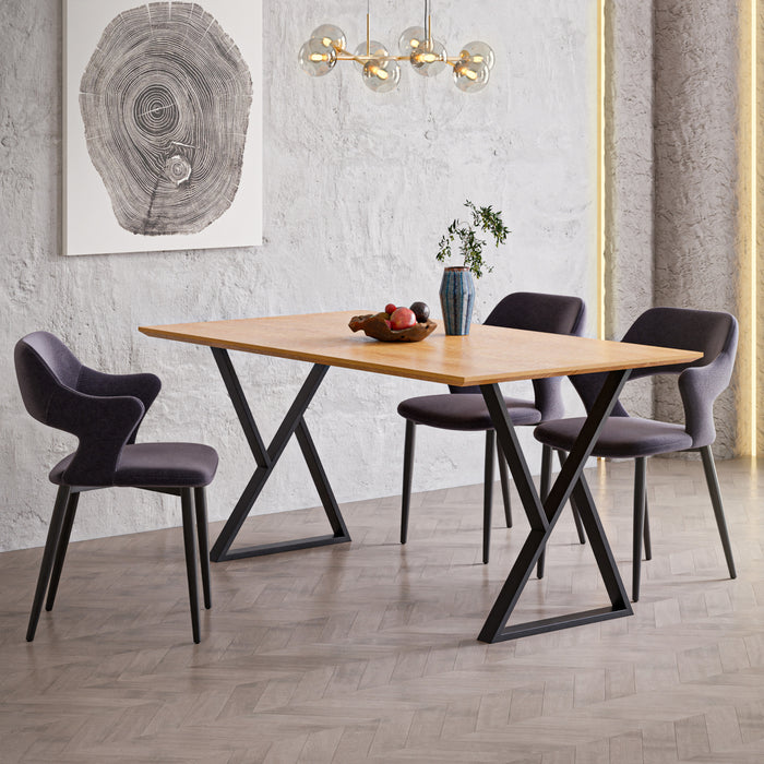 Set di 2 Gambe Karvia per Mobili Fai da Te Altezza 72 cm Acciaio Nero [en.casa]