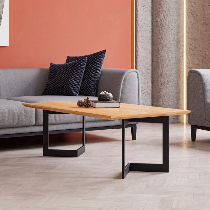 Set di 2 Gambe Kaskinen per Mobili Fai da Te Altezza 42 cm Acciaio Nero [en.casa]