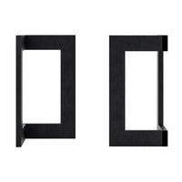 Set di 2 Gambe Kaskinen per Mobili Fai da Te Altezza 42 cm Acciaio Nero [en.casa]