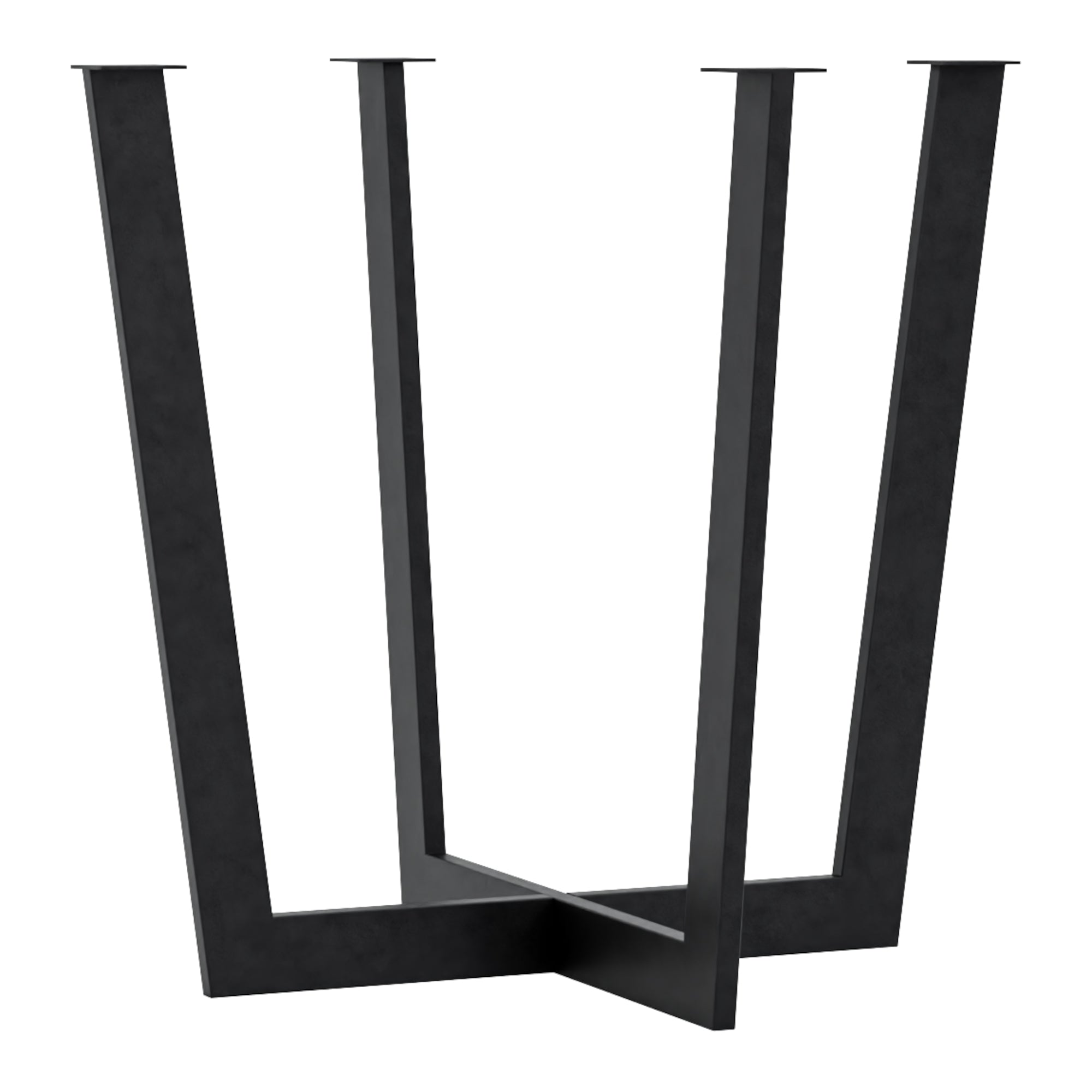 Gamba Centrale Kaustinen per Mobili Fai da Te Altezza 72 cm Acciaio Nero [en.casa]