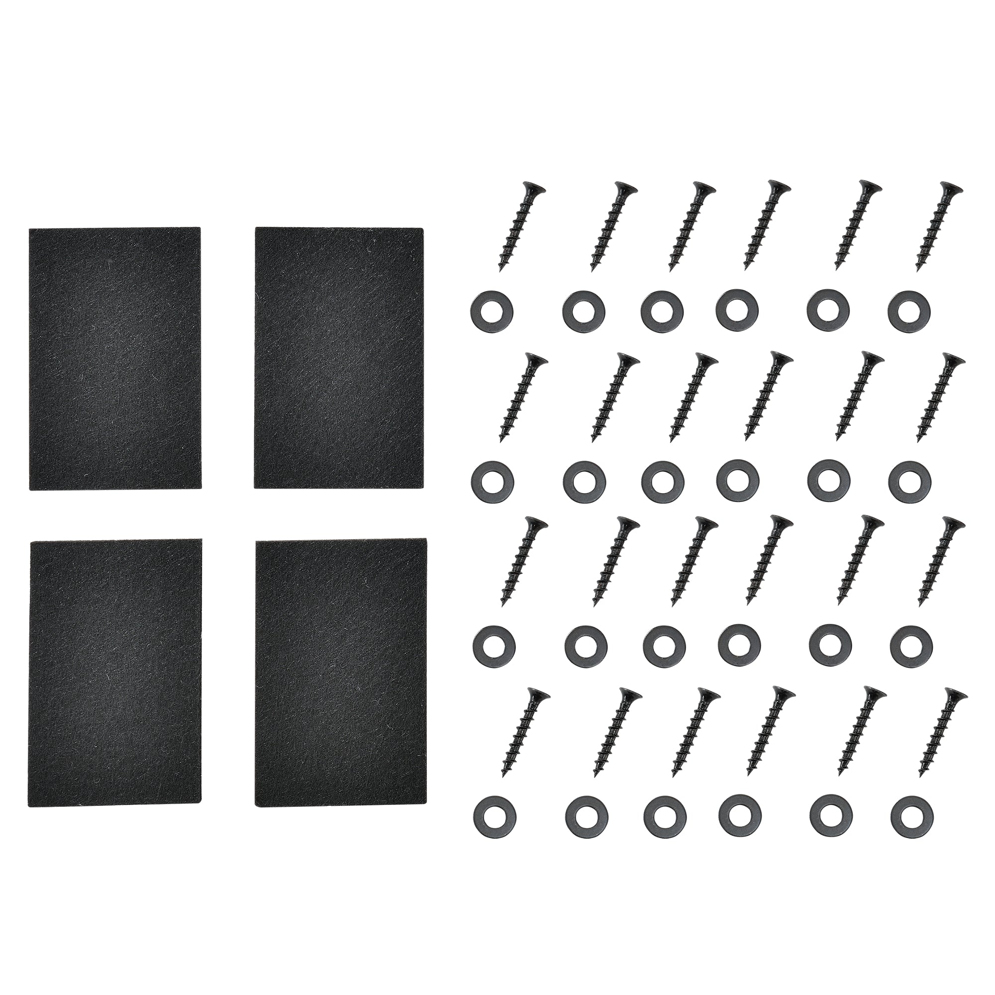 Set di 2 Gambe Rettangolari 'Makers' in Acciaio per Mobili Fai da Te (LxA) 100 x 72 cm - Nero [en.casa]