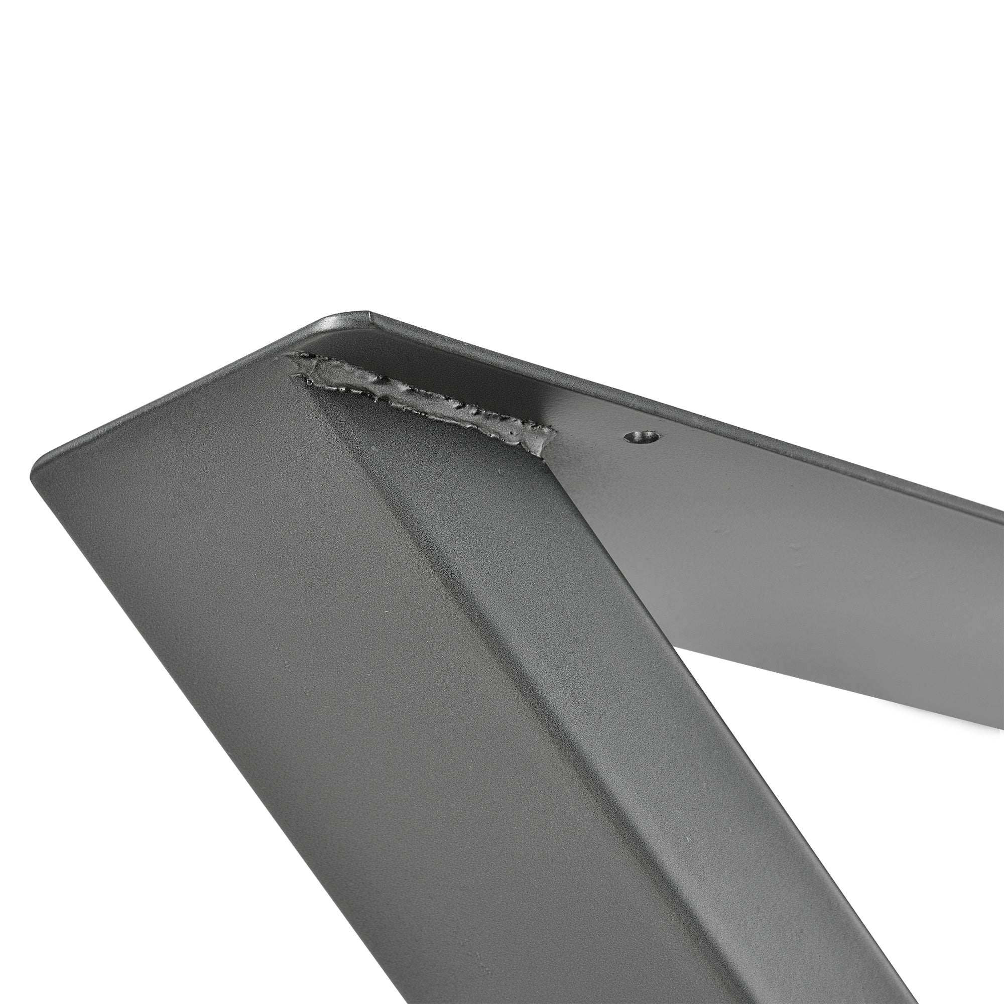 Set di 2 Gambe in Acciaio 'Greith' a Forma di X per Mobili Fai da Te (LxA) 69 x 72 cm - Grigio [en.casa]