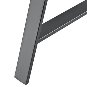 Set di 2 Gambe in Acciaio per Mobili Fai da Te - Altezza 72 cm - Linea A incl. Feltrini - Grigio [en.casa]