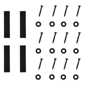 Set di 2 Gambe in Acciaio per Mobili Fai da Te - Altezza 72 cm - Linea A incl. Feltrini - Grigio [en.casa]