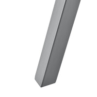 Set di 2 Gambe in Acciaio per Mobili Fai da Te - Altezza 40 cm - incl. Feltrini - Grigio [en.casa]