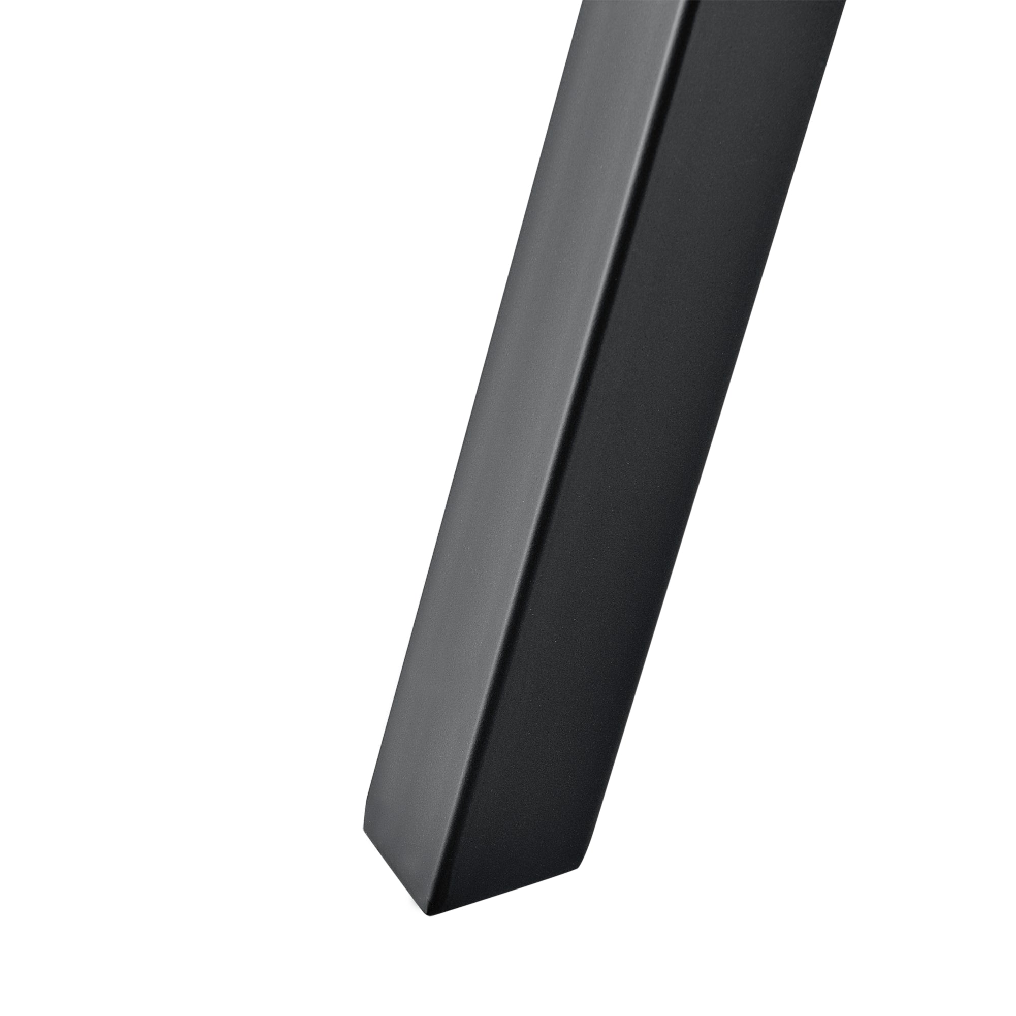 Set di 2 gambe per tavolo per mobili in metallo 40 cm nere 03_0003646