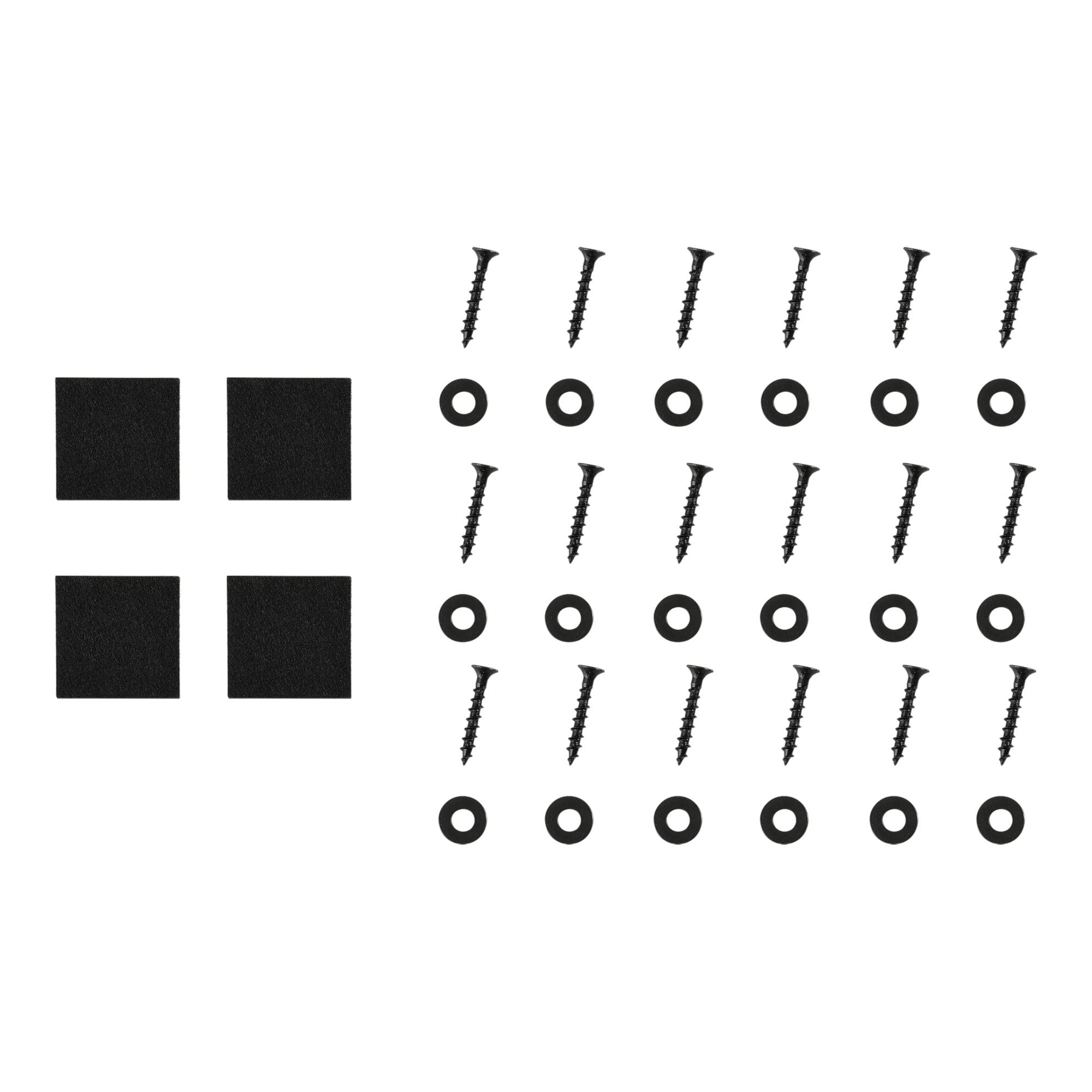 Set di 2 gambe per tavolo per mobili in metallo 40 cm nere 03_0003646